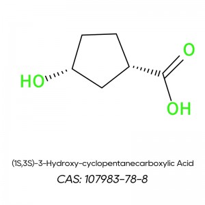 CRA0072 (1S)-सीआईएस-3-हाइड्रॉक्सीसाइक्लोपेंटेनकार्बोक्सिलिक एसिडCAS: 107983-78-8