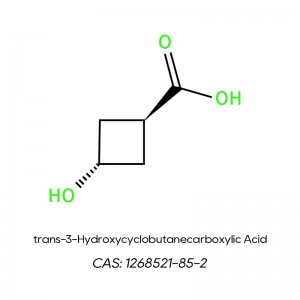 حمض Trans-3-hydroxycyclobutanecarboxylic CAS: 1268521-85-2